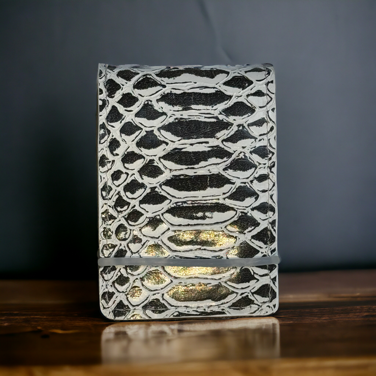 Snake Skin Cash Fold Wallet