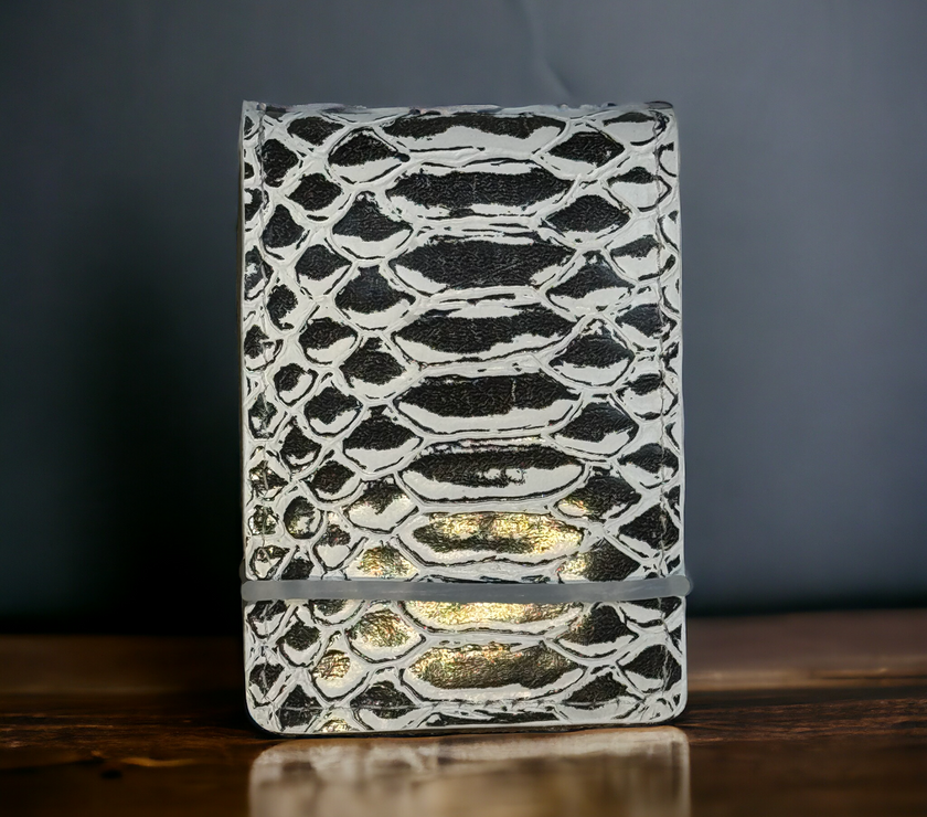 Snake Skin Cash Fold Wallet