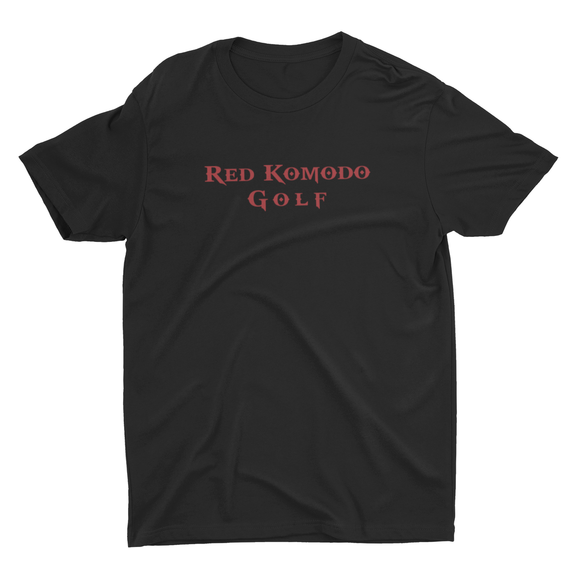 Red Komodo Golf Wordmark Tee