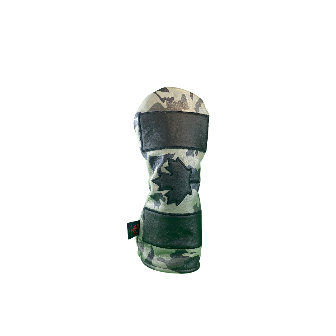 Camo Canadian Flag Head Cover
